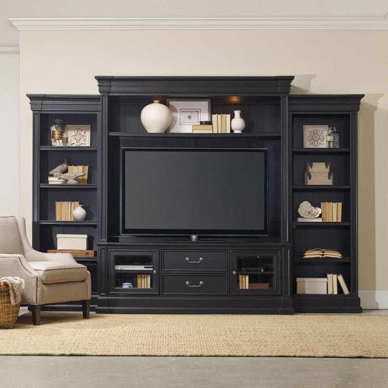Hooker Furniture Clermont Solid Wood Entertainment Center for TVs up to